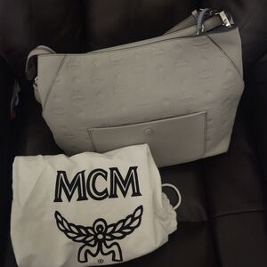 MCM Gray Shoulder Bag